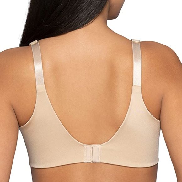 NWOT Vanity Fair Wireless Full Coverage Bra 36DD Beige - Picture 6 of 9